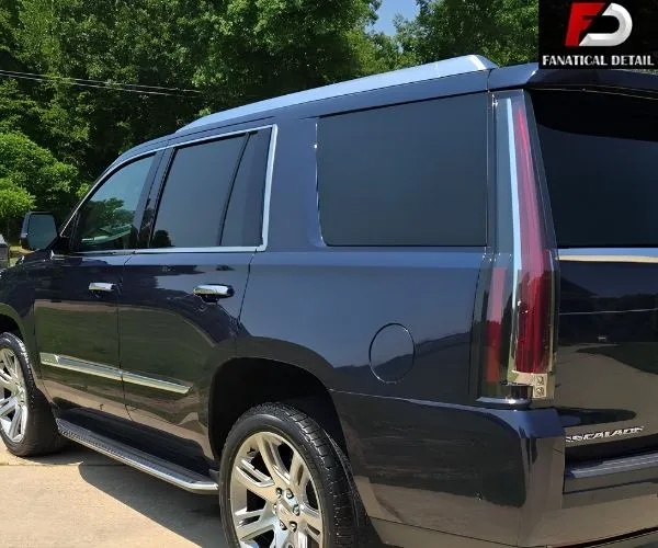 demonstrating window tinting in Mid Michigan